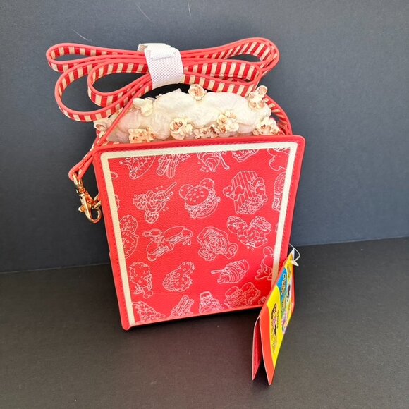 Disney Parks Eats Snacks Popcorn Box Crossbody Bag 2024 NEW - Picture 3 of 7